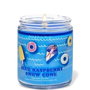 Bath & body blue raspberry 1wick candle